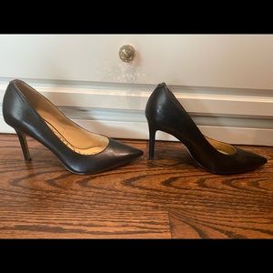 Sam Edelman, Hazel: Black Leather Pump 3.75in